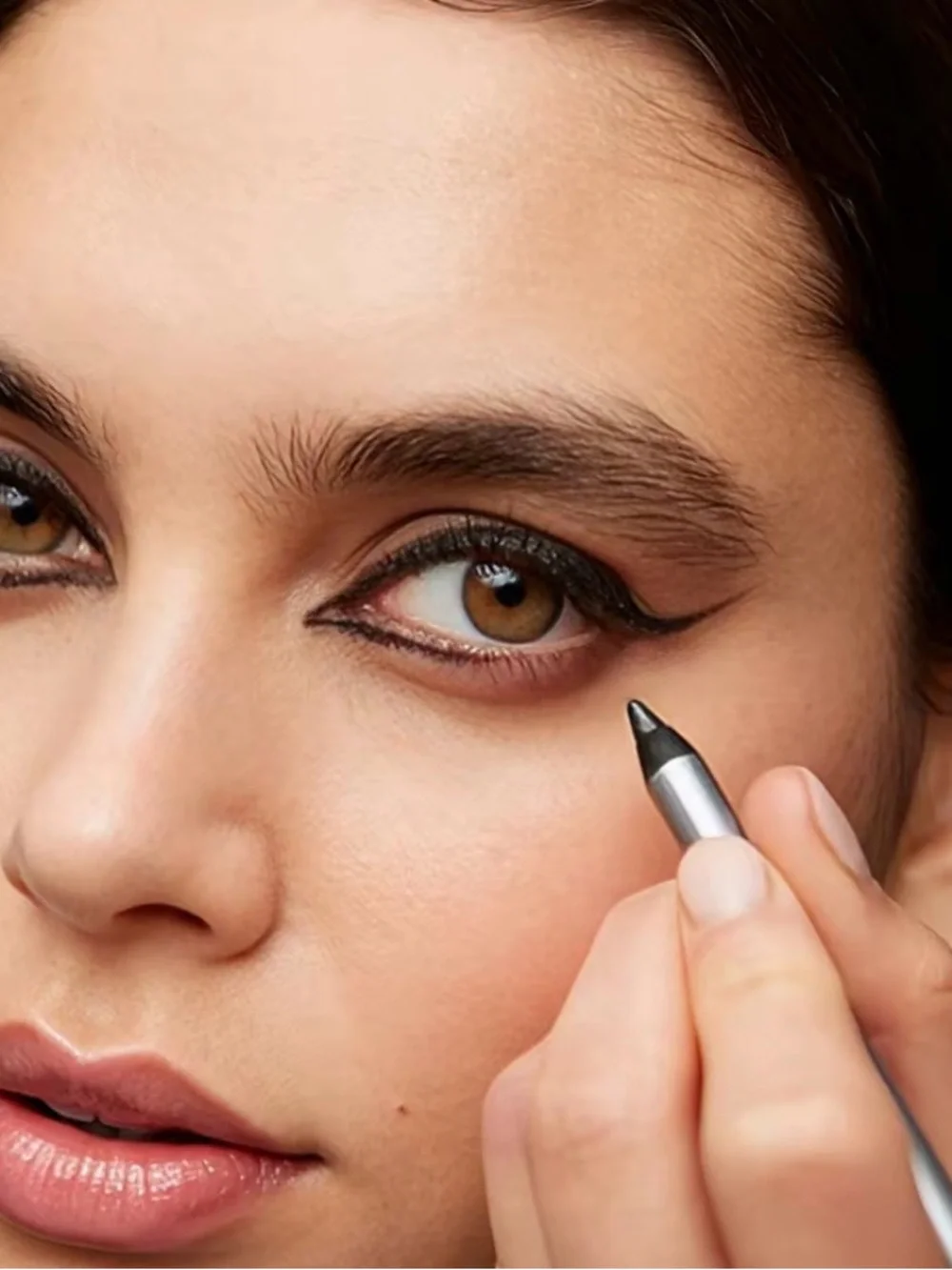 Wonderskin 1440 Longwear Waterproof Eyeliner – pencil black truffle (black silve